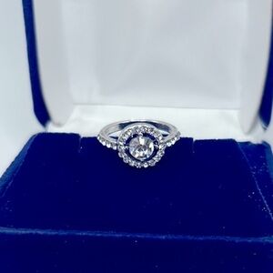 Elegant Crystal Ring Size 4.5​​​​​